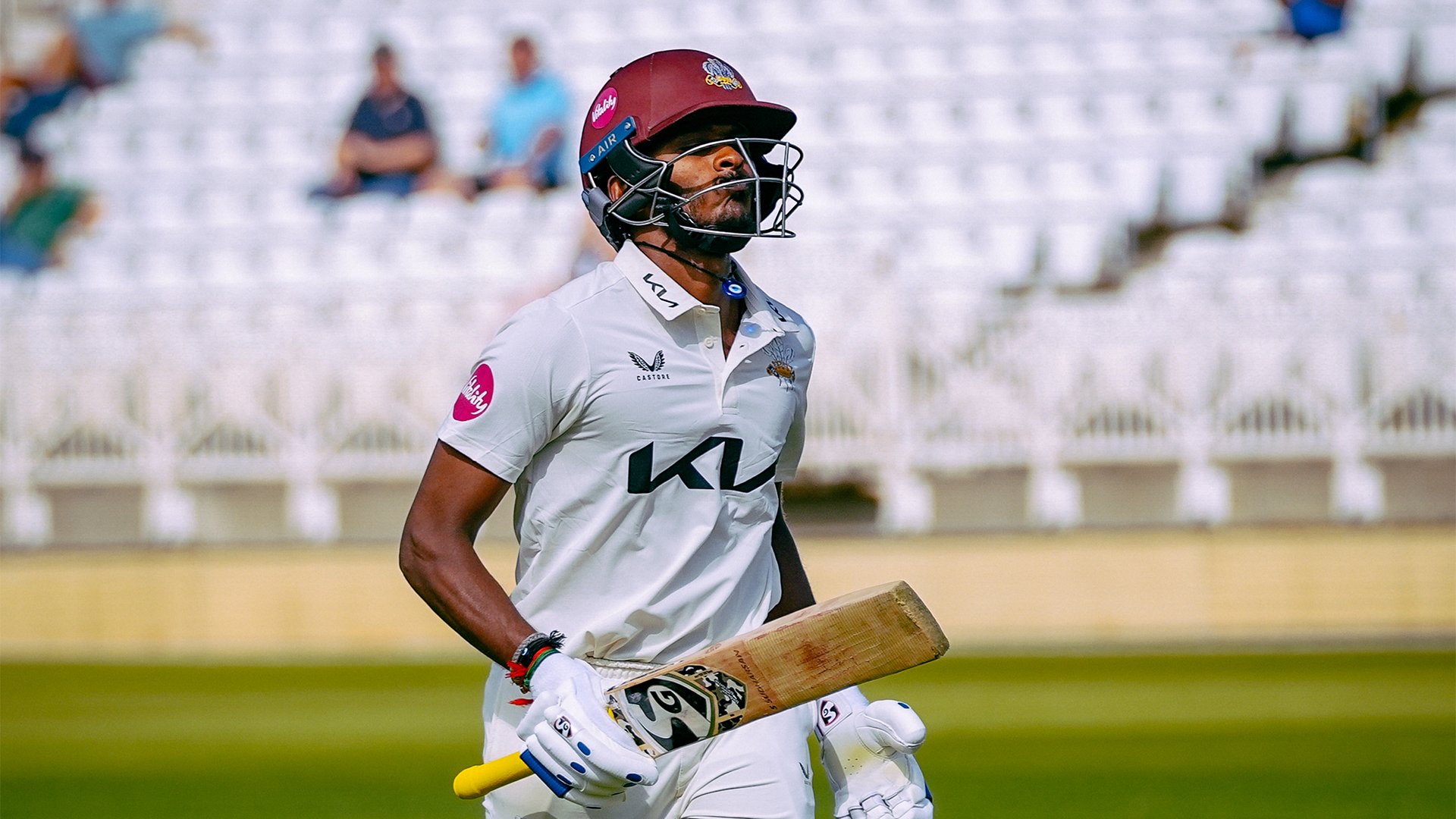 Sai Sudharsan scores maiden Surrey century on second day