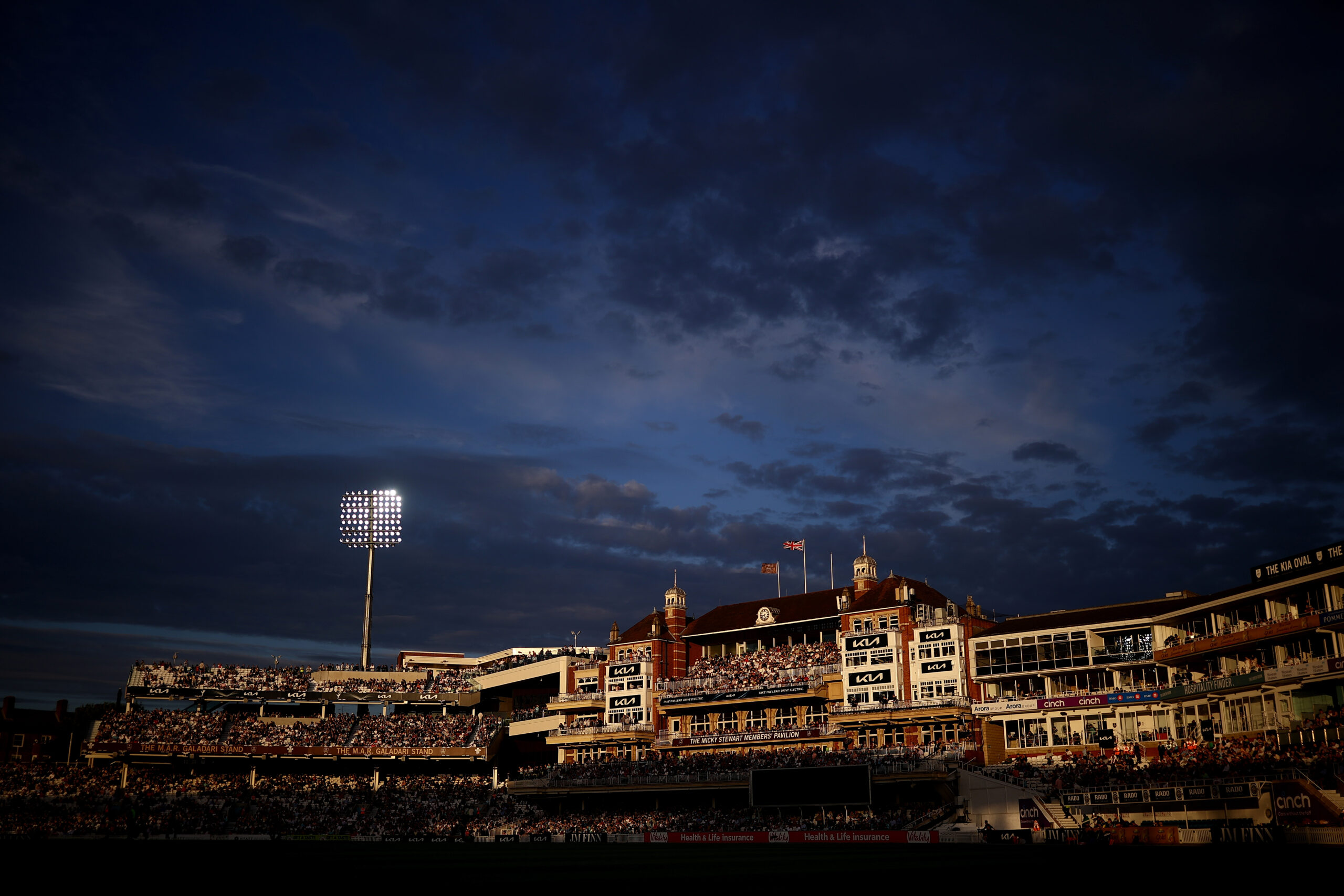 The Kia Oval draws record crowds for domestic cricket